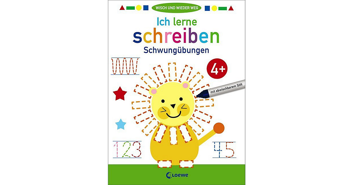 Spielzeug: Loewe Verlag Buch - Wisch und wieder weg - Ich lerne schreiben: Schwungübungen