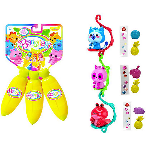 Игровой набор Cepia "Bananas" 3 жёлтых банана с сюрпризом от Cepia