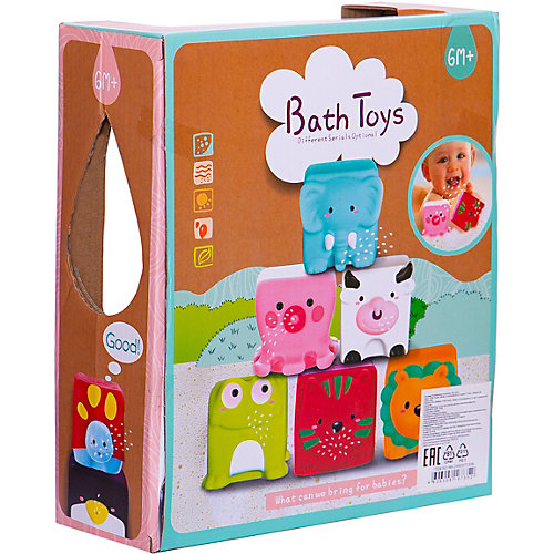 Игровой набор для ванны Junfa Toys Кубики от Junfa Toys