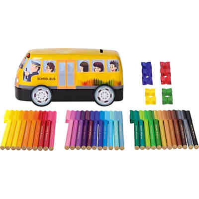 Connector Filzstifte 33 Farben Zubehor Im Metalltruck Faber Castell Mytoys