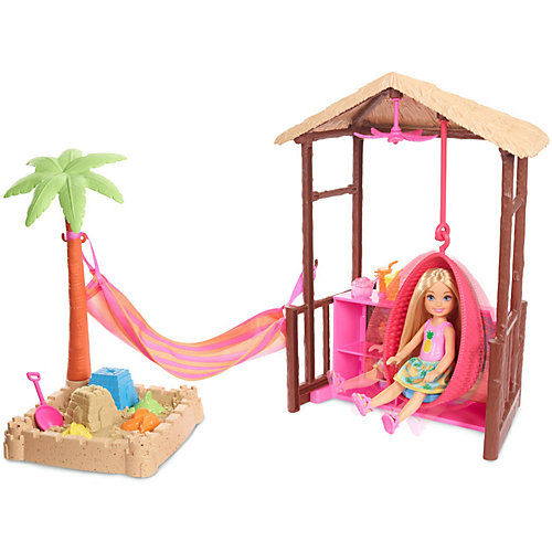 Игровой набор Barbie "Путешествия" Челси и хижина от Mattel
