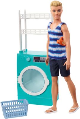 Barbie Ken und Waschmaschine Spielset