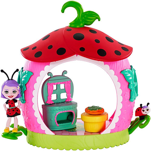 Игровой набор Enchantimals "Домик букашек" Ладилия Божья Коровка и кухня от Mattel