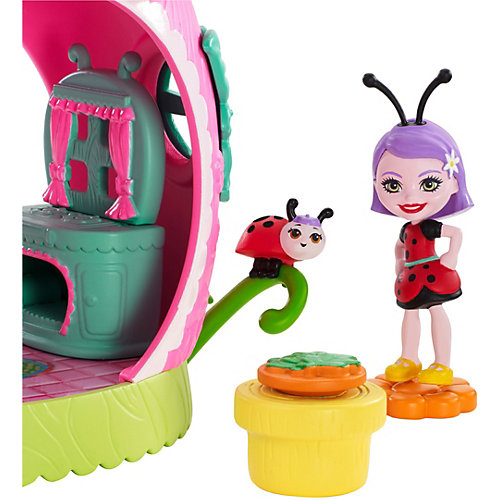 Игровой набор Enchantimals "Домик букашек" Ладилия Божья Коровка и кухня от Mattel