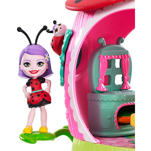 Игровой набор Enchantimals "Домик букашек" Ладилия Божья Коровка и кухня от Mattel