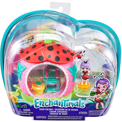 Игровой набор Enchantimals "Домик букашек" Ладилия Божья Коровка и кухня от Mattel
