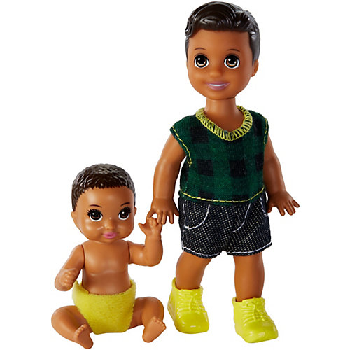 Мини-куклы Barbie "Скиппер няня" Два брата от Mattel