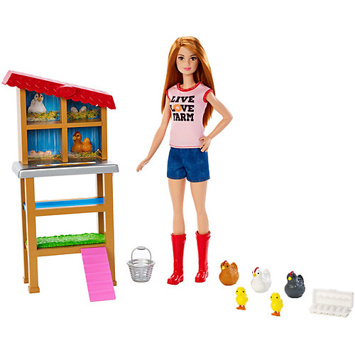 Кукла Barbie из серии «Кем быть?» Птичница от Mattel
