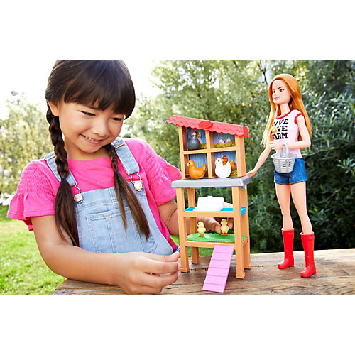 Кукла Barbie из серии «Кем быть?» Птичница от Mattel