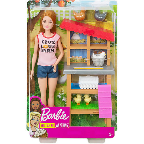Кукла Barbie из серии «Кем быть?» Птичница от Mattel