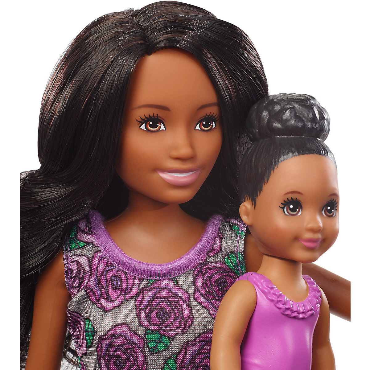 Barbie Skipper Babysitters Puppe (schwarze Haare) Spielset mit Baby-Puppe &amp; Badewanne
