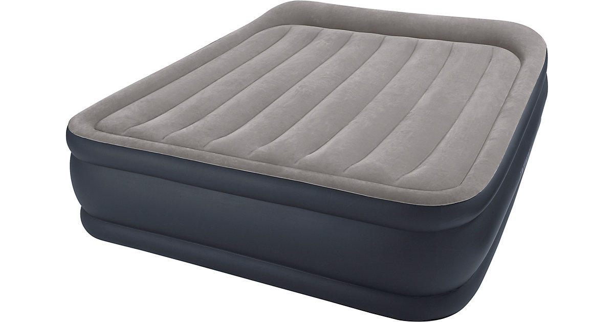 Luftbett Deluxe Pillow Rest Raised mit 220V Pumpe blau/grau