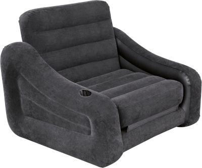 Pull Out Sessel aufblasbar, 107 x 221 cm schwarz