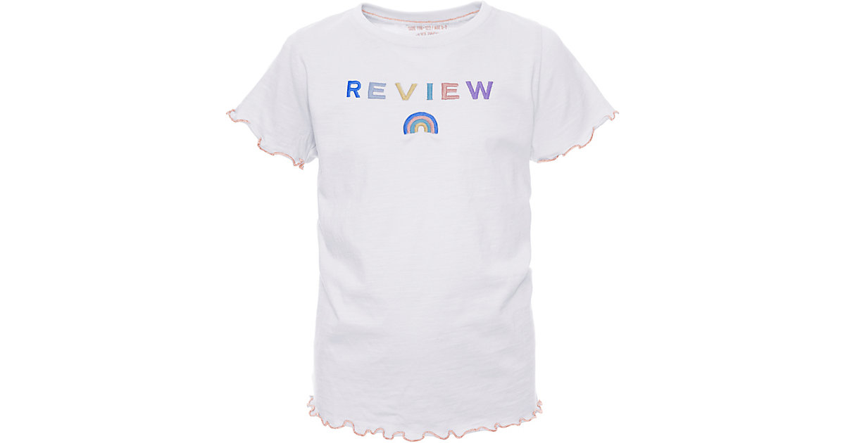 T-Shirt mit Stickerei weiß Gr. 104 Mädchen Kleinkinder