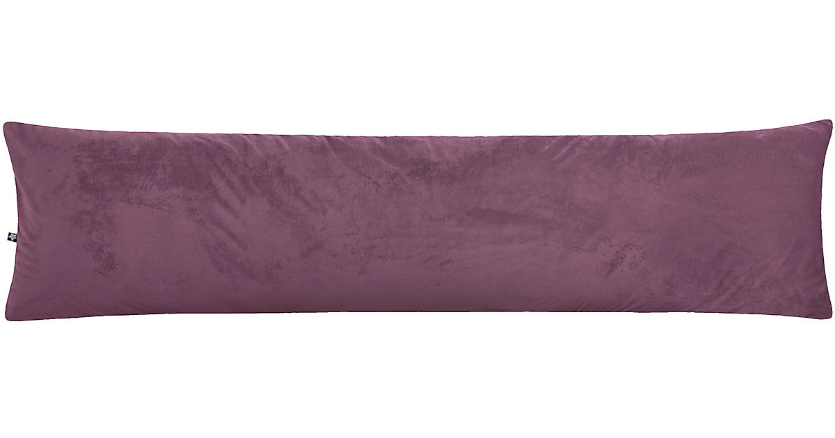 ZÖLLNER · Seitenschläferkissen Samt, Dark lilac, 40 x 160 cm ZÖLLNER · Seitenschläferkissen Samt, Dark lilac, 40 x 160 cm