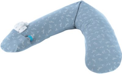 Bezug 34 Krönchen blau NEU Theraline Dodo Pillow Stillkissen 170 cm inkl