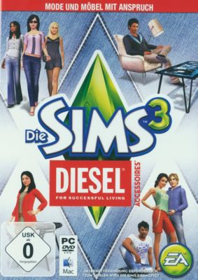 Pc Die Sims 3 Diesel Accessoires Add On Electronic Arts Mytoys