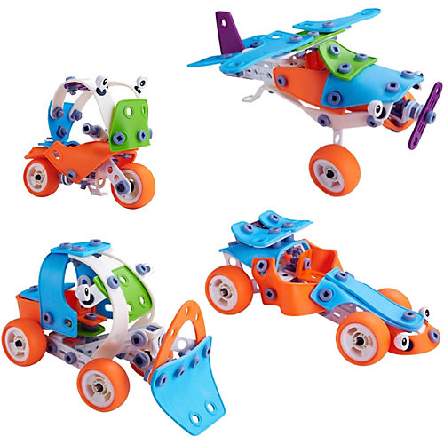 Гибкий конструктор Fun Red Транспорт 5 в 1, 132 детали от Fun Red