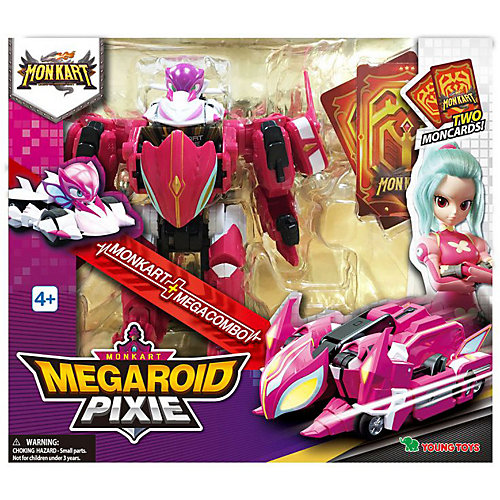 Фигурка-трансформер Young Toys "Monkart Bitcombo" Мегароид Пикси от Monkart