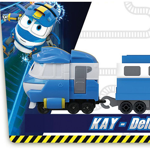 Паровозик с двумя вагонами Silverlit Robot Trains Кей от Silverlit