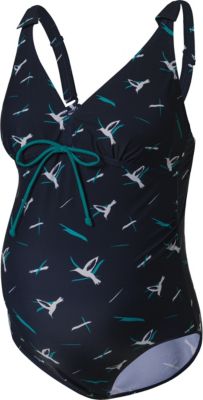 MLRUSSEL BIRDY SWIMSUIT NF - Umstandsbadeanz�ge - weiblich dunkelblau Gr. 36 Damen Kinder