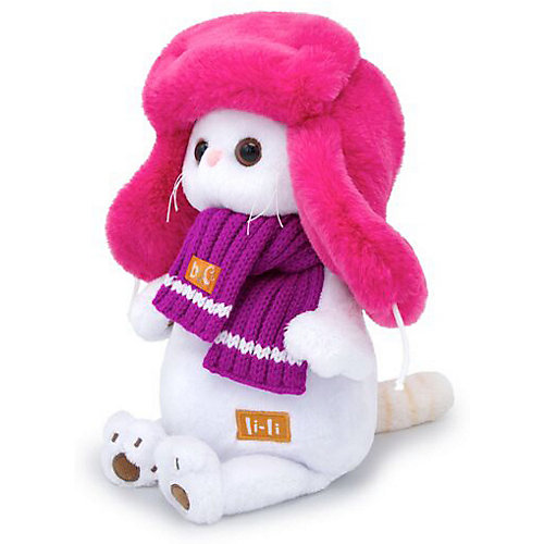 Мягкая игрушка Budi Basa Кошечка Ли-Ли в меховой шапке, 24 см от Budi Basa