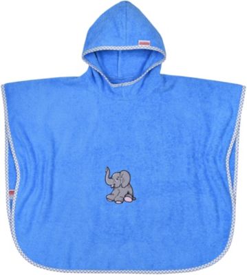 Badeponcho, Elefant, veilchen, 75 x 60 cm Gr. 75 x 120 Mdchen Kleinkinder