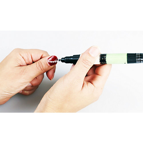 Лак- ручка для ногтей Creative Nails, бирюзовый и светло- розовый