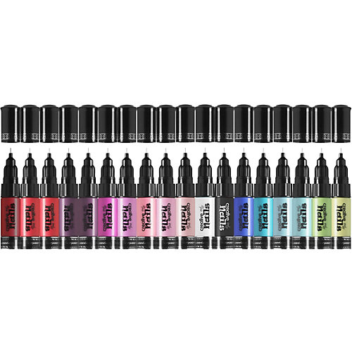 Лак- ручка для ногтей Creative Nails, бирюзовый и светло- розовый
