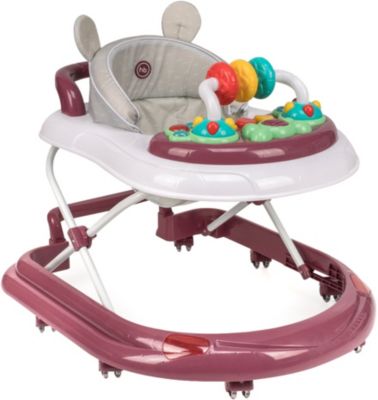 Ходунки Happy Baby Smiley V2, бордовые