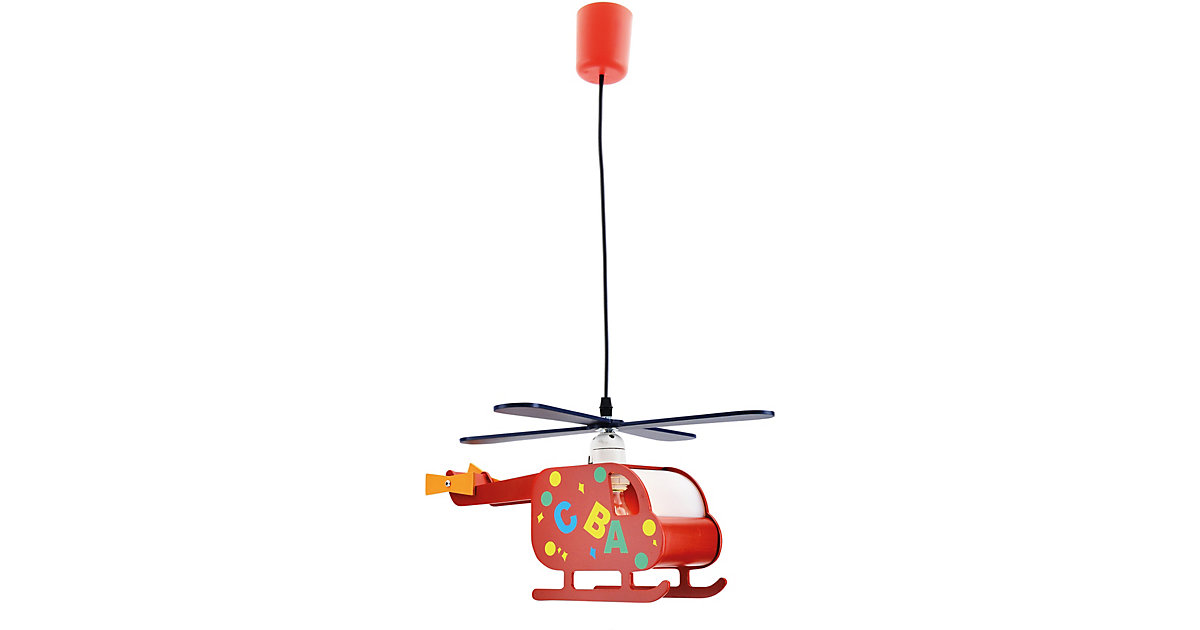 Näve · Pendelleuchte Hubschrauber, rot/blau Näve · Pendelleuchte Hubschrauber, rot/blau
