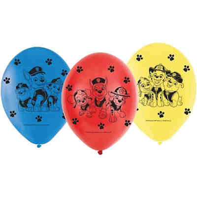 Latexballons Paw Patrol 22,8 cm, 6 Stück