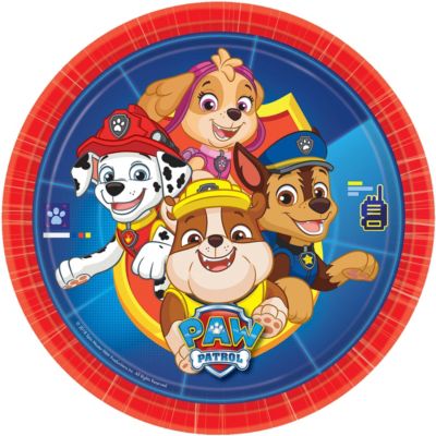 Teller Paw Patrol 23 cm, 8 Stück