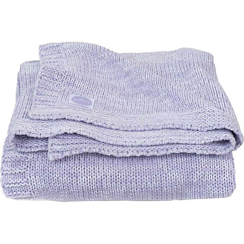 Вязаный плед Jollein "Melange knit" soft lilac, 75x100 см от Jollein