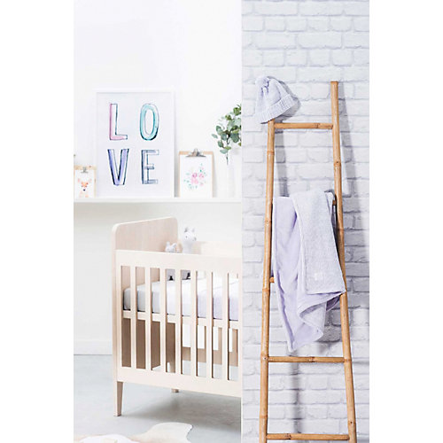 Вязаный плед Jollein "Melange knit" soft lilac, 75x100 см от Jollein
