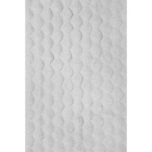 Вязаный плед Jollein "Fancy knit" soft grey, 75x100 см от Jollein