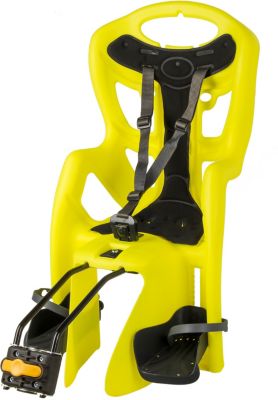 FahrradSicherheitssitz für Sitzrohr "Light", gelb/schwarz