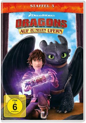 DVD Dragons - Auf zu neuen Ufern Staffel 3 (4 DVDs) Hörbuch