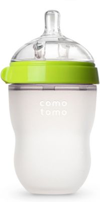 Бутылочка для кормления Comotomo Natural Feel, 250 мл., зелёный