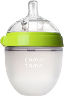 Бутылочка для кормления Comotomo Natural Feel, 150 мл., зелёный