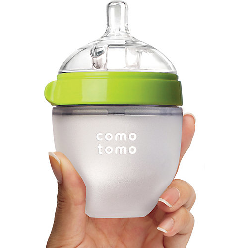Бутылочка для кормления Comotomo Natural Feel, 150 мл., зелёный от Comotomo