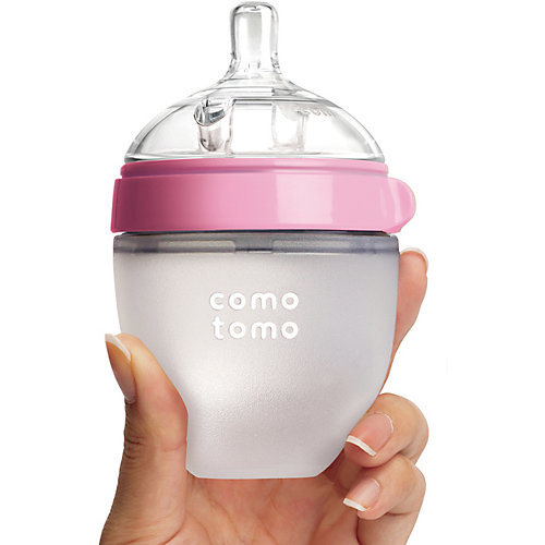 Бутылочка для кормления Comotomo Natural Feel, 150 мл., розовый от Comotomo