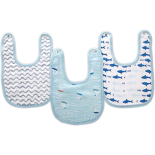 Слюнявчики Aden+anais "Little bibs", 3 штуки от aden+anais