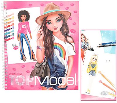 MALBUCH DEPESCHE TOP MODEL AROUND THE WORLD