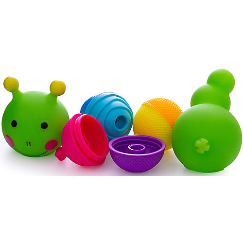 Развивающая игрушка Lalaboom Гусеница, 8 предметов от Lalaboom