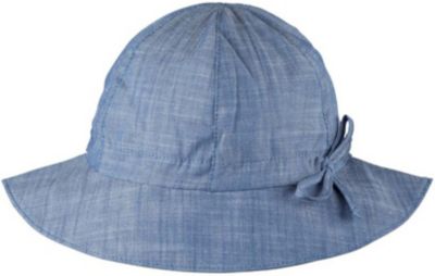 Hut mit UV-Schutz , Organic Cotton blau Gr. 57 Mdchen Kinder