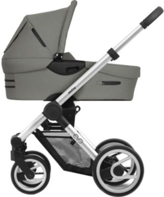 Kombi Kinderwagen Evo, Bold dune grey, Gestell silber grau