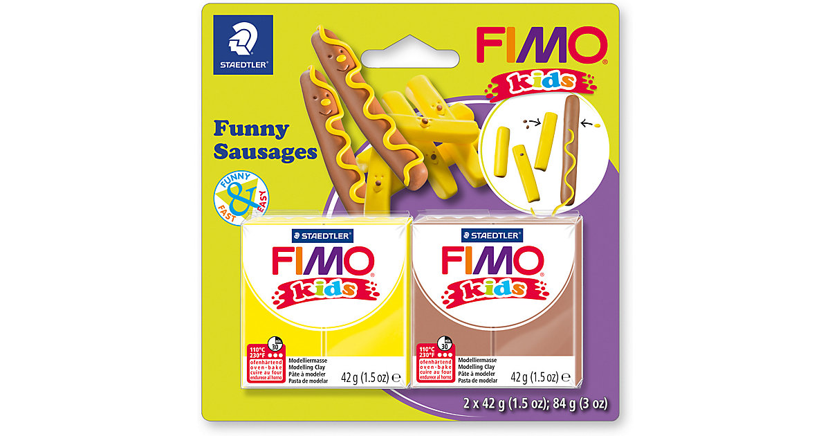FIMO kids Funny Sausages