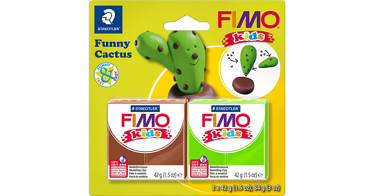 FIMO kids Funny Cactus