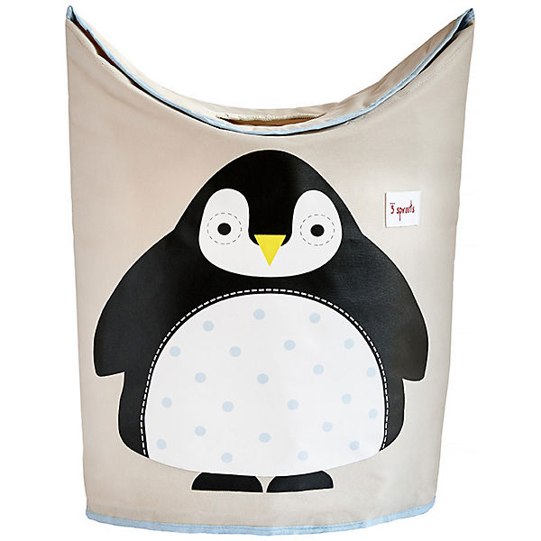 50x40cm Wasserdicht Innen Demarkt Kinder Wäschekörbe Wäschesammler Aufbewahrungskorb Faltbare Pinguin